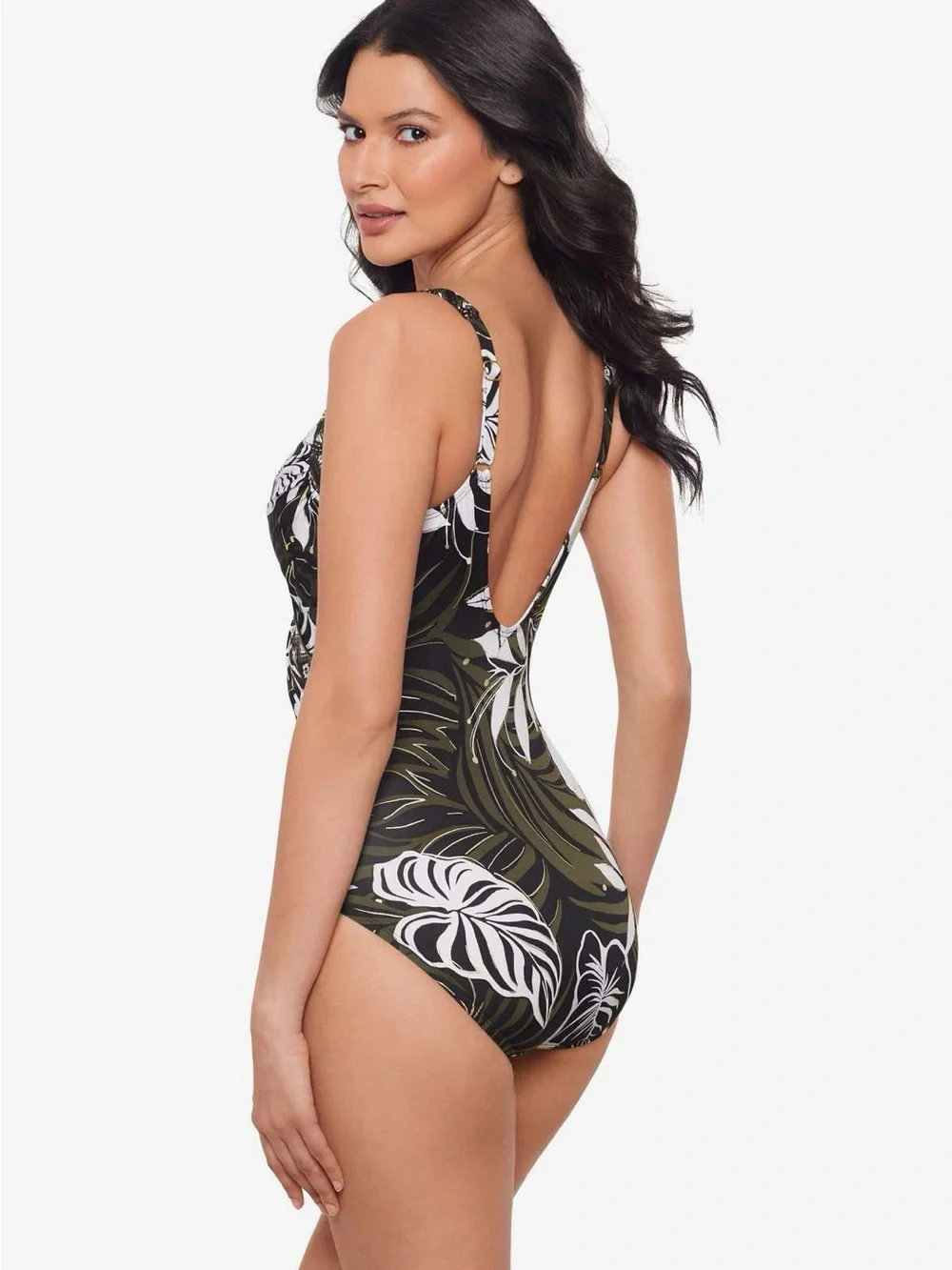 194$ Miraclesuit Elle Dorado Escape Underwired One-Piece Swimsuit Size 12 Black - Picture 3 of 13